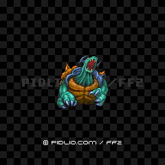 ランドタートル(PSP版)の画像:FF2モンスター別攻略 / FF2攻略
