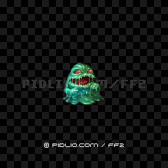 グリーンスライム(PSP版)の画像:FF2モンスター別攻略 / FF2攻略