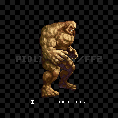 ウッドゴーレム(PSP版)の画像:FF2モンスター別攻略 / FF2攻略