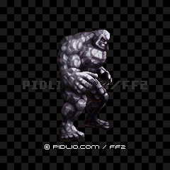 ストーンゴーレム(PSP版)の画像:FF2モンスター別攻略 / FF2攻略