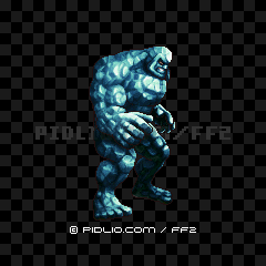 ミスリルゴーレム（PSP版）の画像：FF2モンスター別攻略 ／ FF2攻略
