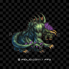 キングベヒーモス（PSP版）の画像：FF2モンスター別攻略 ／ FF2攻略