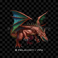 レッドドラゴン(PSP版)の画像:FF2モンスター別攻略 / FF2攻略