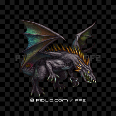 ブラックドラゴン(PSP版)の画像:FF2モンスター別攻略 / FF2攻略