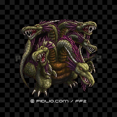 ヤマタノオロチ（PSP版）の画像：FF2モンスター別攻略 ／ FF2攻略