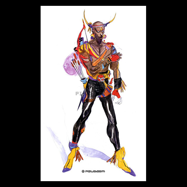 デッシュのボツ案（らしい）：FF3のコンセプトアート ／ ファイナルファンタジー3攻略