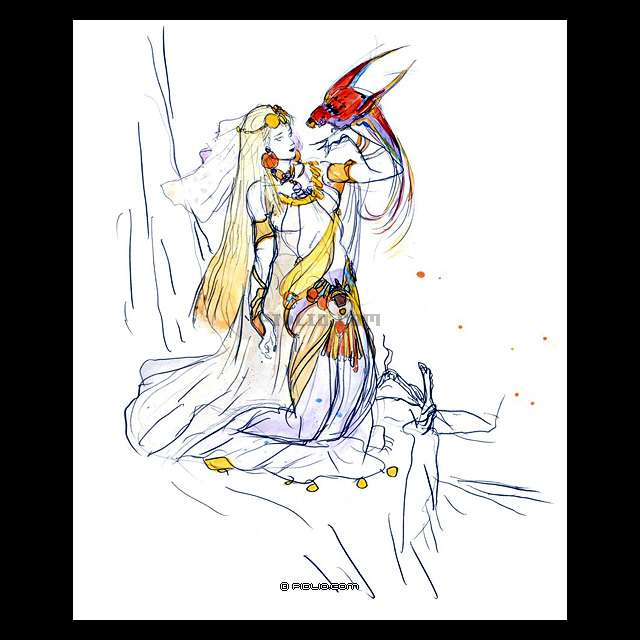 ウネのボツ案：FF3のコンセプトアート ／ ファイナルファンタジー3攻略