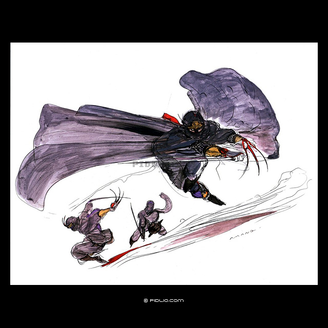 ニンジャのコンセプトアート ／ ファイナルファンタジー3攻略