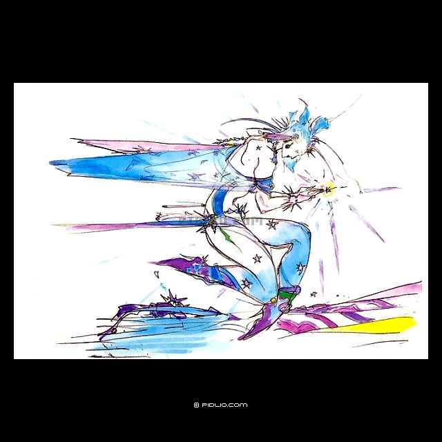 シヴァのコンセプトアート ／ ファイナルファンタジー3攻略