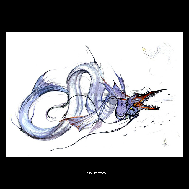 リバイアサンのコンセプトアート ／ ファイナルファンタジー3攻略