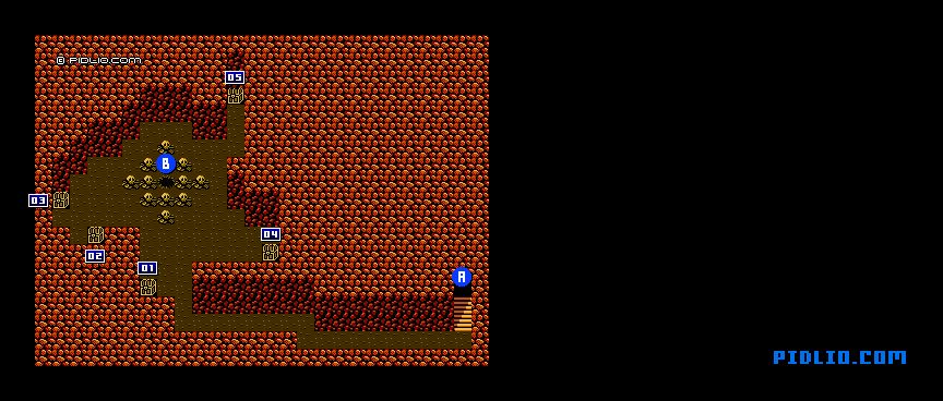 祭壇の洞窟のマップ画像：2 ／ FF3攻略・ファイナルファンタジー3攻略