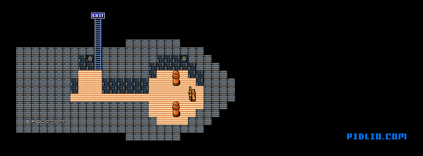 シドの飛空艇のマップ画像：1 ／ FF3攻略・ファイナルファンタジー3攻略