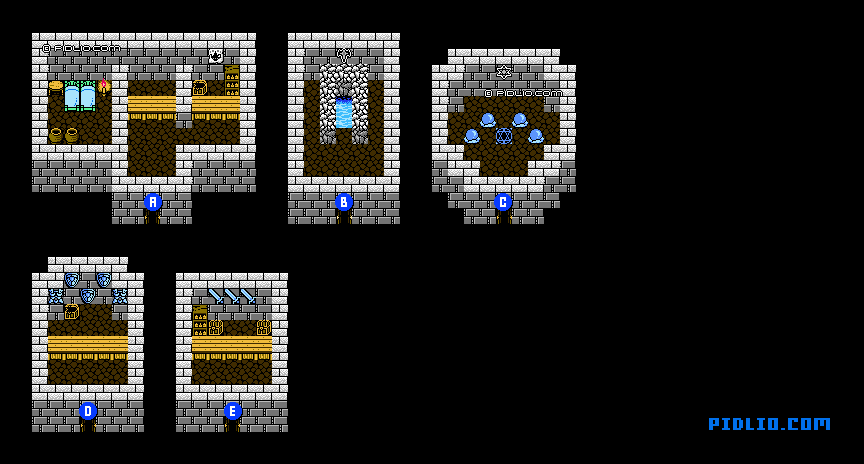 古代人の村のマップ画像：2 ／ FF3攻略・ファイナルファンタジー3攻略