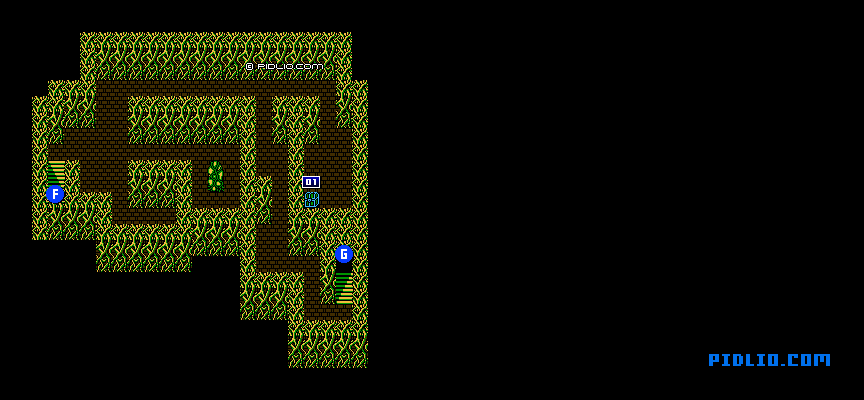 ハインの城のマップ画像：4 ／ FF3攻略・ファイナルファンタジー3攻略
