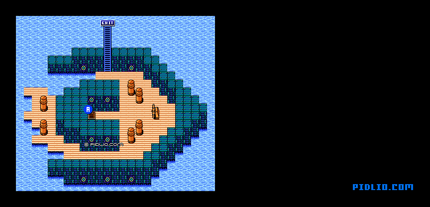 難破船のマップ画像：1 ／ FF3攻略・ファイナルファンタジー3攻略