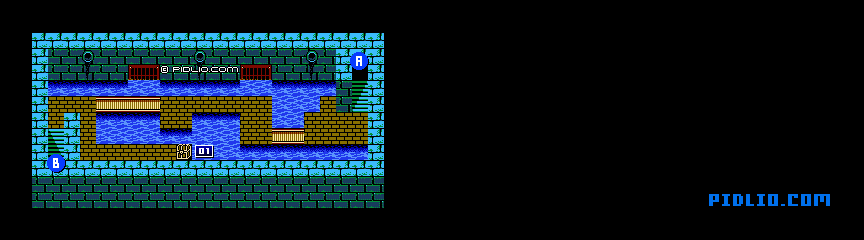 下水道のマップ画像：2 ／ FF3攻略・ファイナルファンタジー3攻略