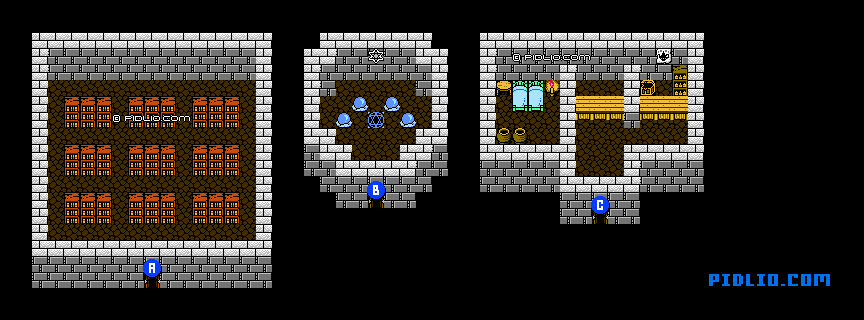 サロニア北西の街のマップ画像：2 ／ FF3攻略・ファイナルファンタジー3攻略