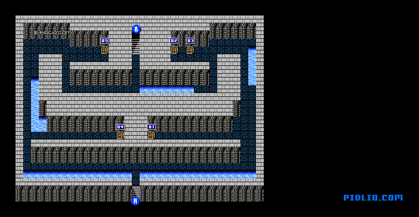 サロニアの地下の迷路のマップ画像：2 ／ FF3攻略・ファイナルファンタジー3攻略