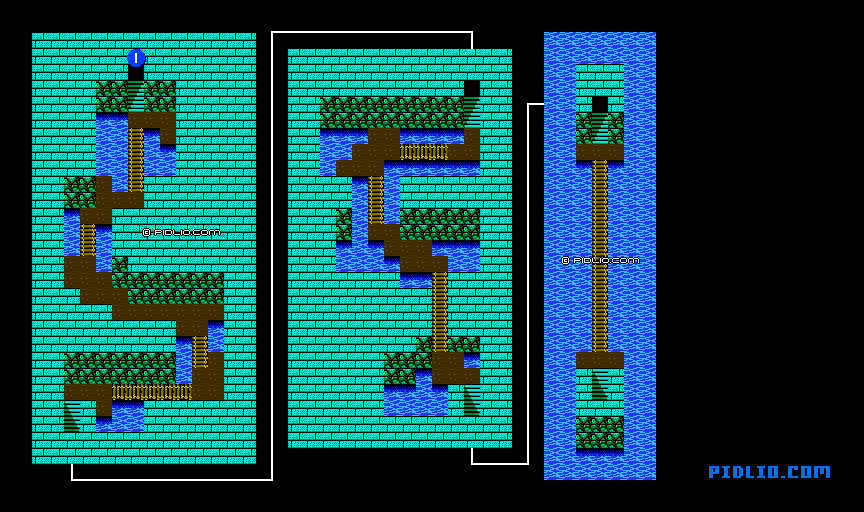 古代遺跡のマップ画像：4 ／ FF3攻略・ファイナルファンタジー3攻略