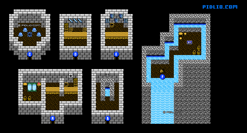 ファルガバードの村のマップ画像：2 ／ FF3攻略・ファイナルファンタジー3攻略