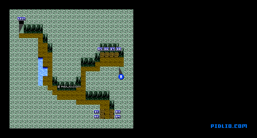 ドールの湖のマップ画像：1 ／ FF3攻略・ファイナルファンタジー3攻略