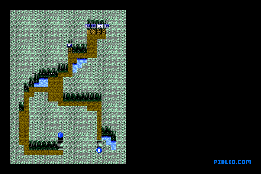 ドールの湖のマップ画像：2 ／ FF3攻略・ファイナルファンタジー3攻略