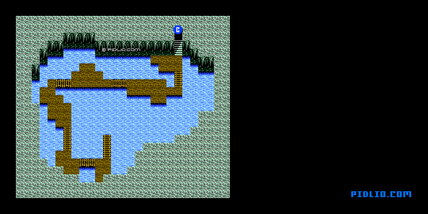 ドールの湖のマップ画像：4 ／ FF3攻略・ファイナルファンタジー3攻略