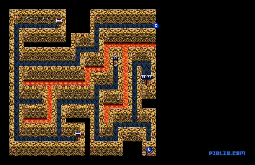 古代の民の迷宮のマップ画像：2 ／ FF3攻略・ファイナルファンタジー3攻略