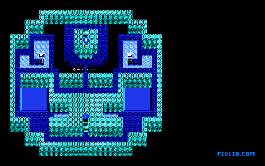 クリスタルタワーのマップ画像：6 ／ FF3攻略・ファイナルファンタジー3攻略