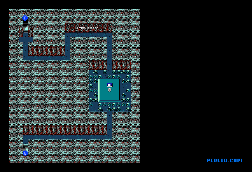 禁断の地エウレカのマップ画像：4 ／ FF3攻略・ファイナルファンタジー3攻略