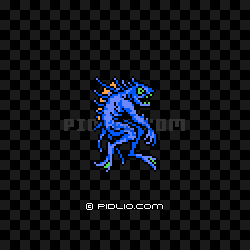 サハギン(FC版)の画像:FF3の敵・モンスター図鑑 / FF3攻略