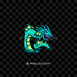 シードラゴン(FC版)の画像:FF3の敵・モンスター図鑑 / FF3攻略