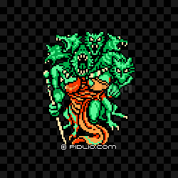 クィーンスキュラ（FC版）の画像：FF3の敵・モンスター図鑑 ／ FF3攻略