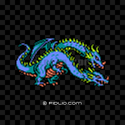 ダブルドラゴン（FC版）の画像：FF3の敵・モンスター図鑑 ／ FF3攻略