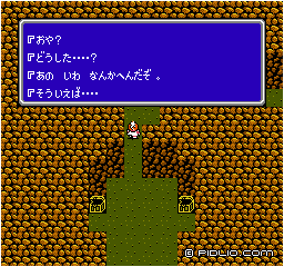 行き止まりの怪しい岩：画像 ／ FF3攻略
