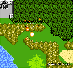 砕け散る大岩：画像 ／ FF3攻略