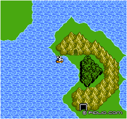 炎の洞窟の場所：画像 ／ FF3攻略