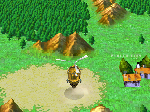 飛空艇で出発する：画像 ／ リメイク版FF3攻略