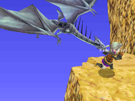 巨大なドラゴンに襲われる:画像 / リメイク版FF3攻略