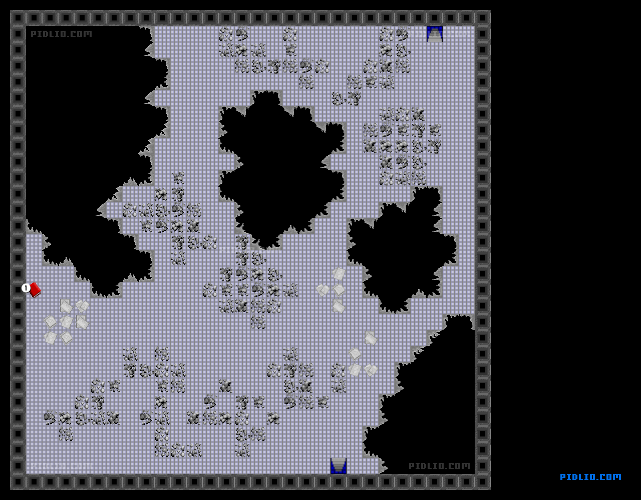 病院4Fのマップ画像 ／ ラストハルマゲドン攻略