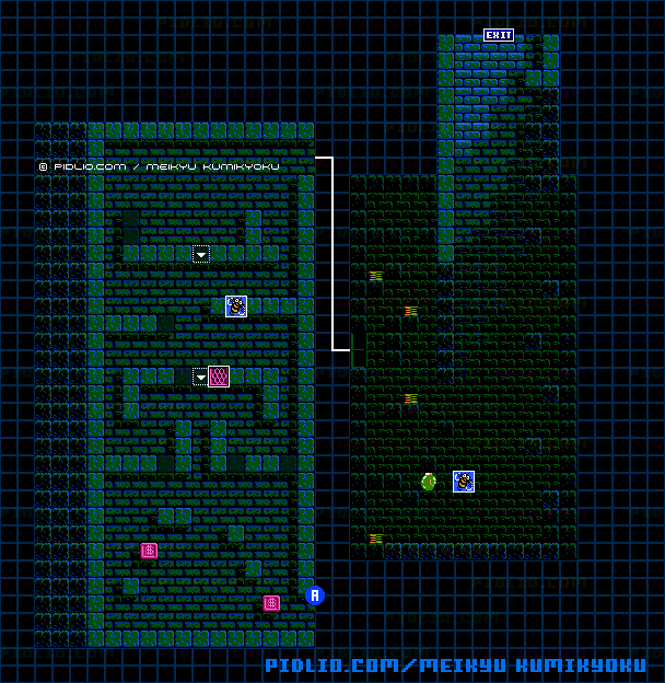 井戸のマップ画像1 ／ 迷宮組曲・ミロンの大冒険攻略 ─ pidlio.com