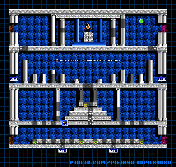 マハリトの部屋のマップ画像2 ／ 迷宮組曲・ミロンの大冒険攻略 ─ pidlio.com