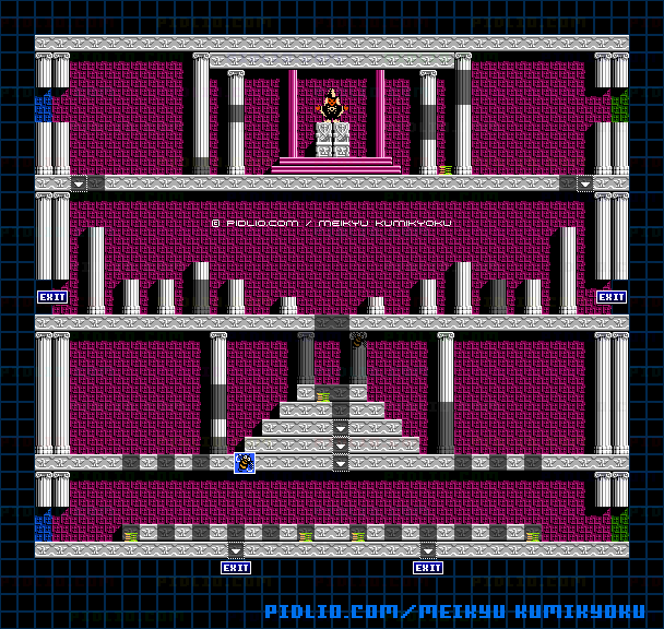 マハリトの部屋のマップ画像3 ／ 迷宮組曲・ミロンの大冒険攻略 ─ pidlio.com