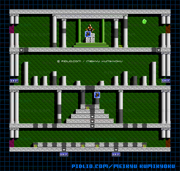 マハリトの部屋のマップ画像4 ／ 迷宮組曲・ミロンの大冒険攻略 ─ pidlio.com