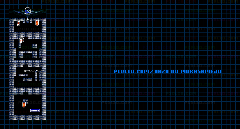 STAGE5-2：村雨城・謎の生命体のアイテムマップ画像 ／ 謎の村雨城攻略 ─ pidlio.com