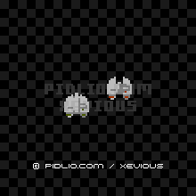 タルケン（TORKAN）の画像：敵キャラクター図鑑 - FC版ゼビウス攻略 ─ pidlio.com