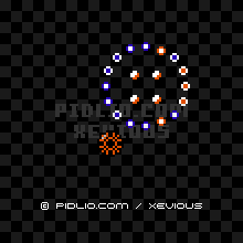 ガルザカート（GARU ZAKATO）の画像：敵キャラクター図鑑 - FC版ゼビウス攻略 ─ pidlio.com