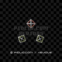 シオナイト（SHEONITE）の画像：敵キャラクター図鑑 - FC版ゼビウス攻略 ─ pidlio.com