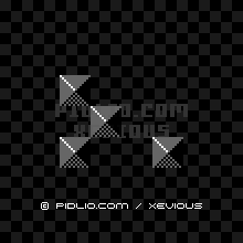 バーラ（BARRA）の画像：敵キャラクター図鑑 - FC版ゼビウス攻略 ─ pidlio.com