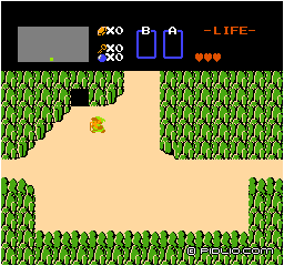 ゲームスタート：画像 ／ ゼルダの伝説1攻略